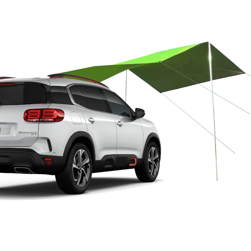 Awning car rear side roof outdoor tent SUV camping sun protection and rain protection