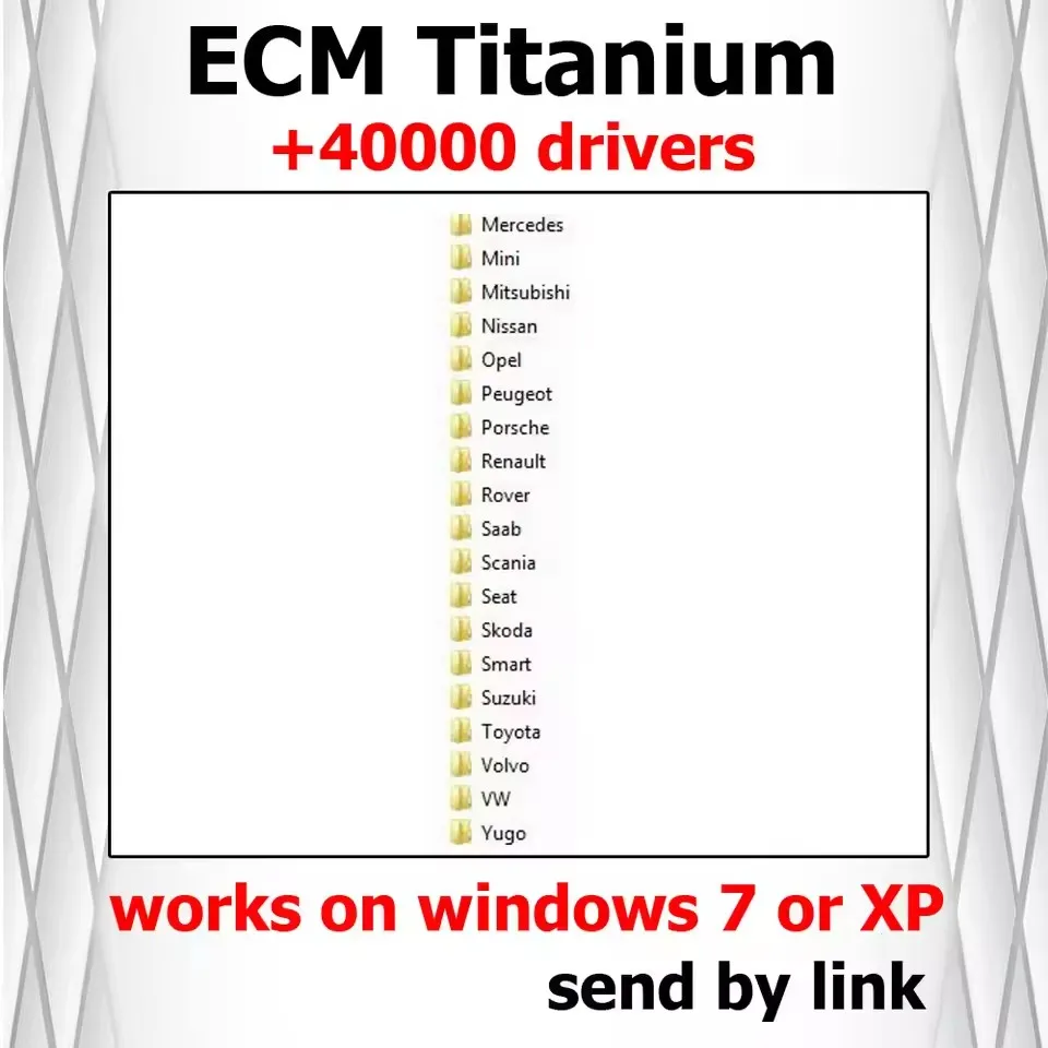 Tuning and Repair 2025 Edition ECM Titanium ECU Repair Tool with 40,000 Vehicle Models Support for Automotive Diagnostic