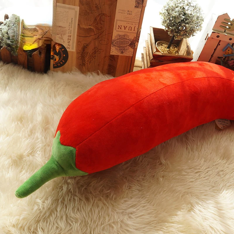 Vegetable toy chili pillow chili doll plush toy