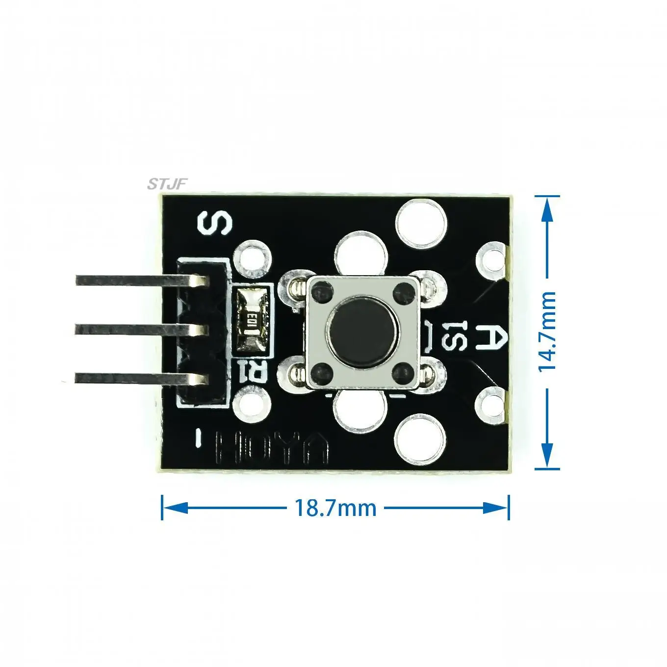 KY-004 3pin Button Key Switch Sensor Module for Arduino Diy Starter Kit 6*6*5mm 6x6x5mm KY004