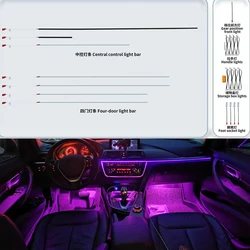 Fit For Bmw 3 series F30 f31 GT / 4 Series 2014-2019 F32 F33 F34 F36 Ambient Light Decorative Atmosphere through central LED bar
