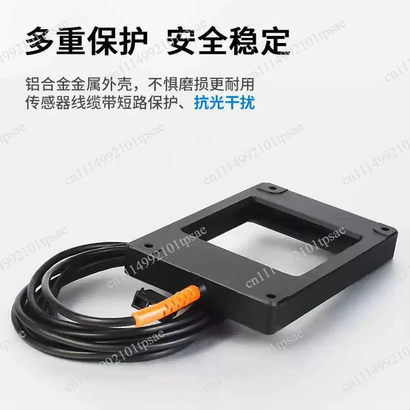 Sensing window material counting detection amplifier sensor