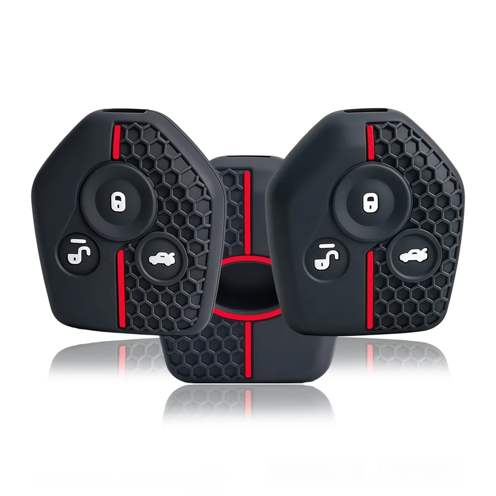 New 3 Buttons For Subaru Legacy Tribeca Impreza Forester Xv Protect Shell Fob Silicone Car Remote Key Cover Accessories