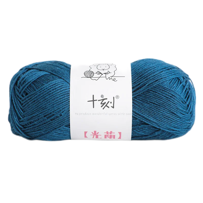 SHIKE Spring/Summer Baby Yarn Combed Skin Affinity 4 Strands Of Lyocell/Linen Blended Yarn DIY Crochet Shoes/Skirt Etc 50g/Ball