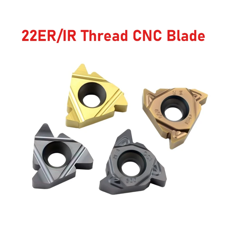 22ER 22IR Threading Carbide Insert N60 N55 3.5-6.0ISO Indexable Turning Tool CNC Lathe Cutter for Threading