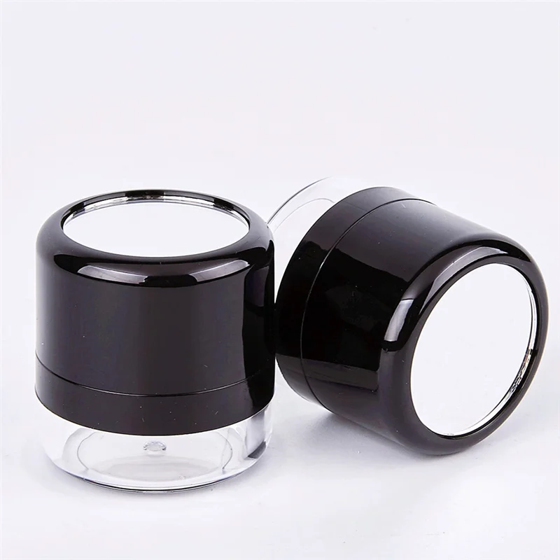 X11A Empty Loose Powder Box, Makeup Powder Box, Portable Mirror Loose Powder Box, Mirror Travel DIY Makeup Foundation