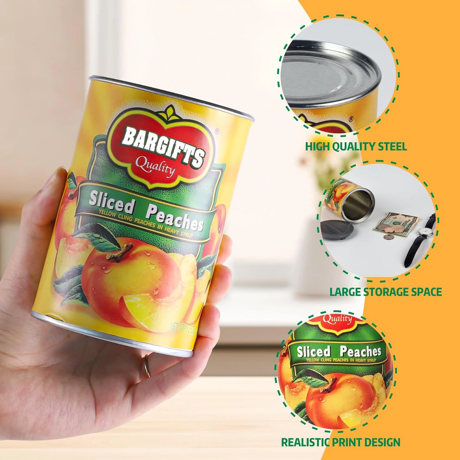 علبة وهمية تحويل آمنة، مثالية لإخفاء مفتاح التخزين والنقود والمجوهرات والبطاقة