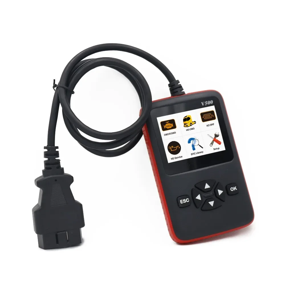 Fast shipping V500 Classic Enhanced Universal OBD II Scanner Car Engine Fault Code Reader CAN Diagnostic Scan Tool