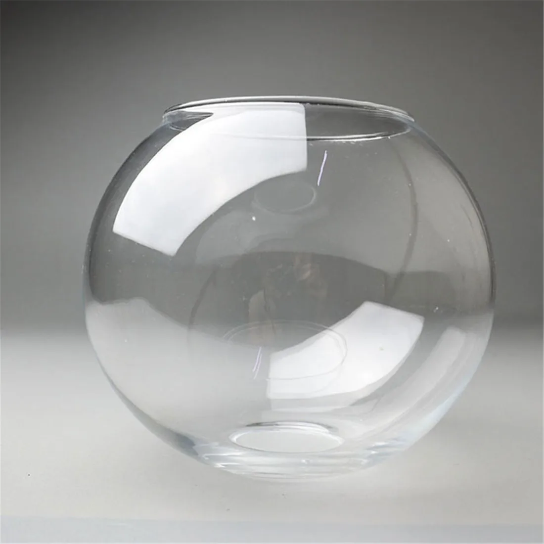 D13cm D15cm D20cm D25cm Hand Blown Clear Glass Globe Lamp Shade Replacement with 2 Ends Opening D18cm Glass Cover Ball Lampshade