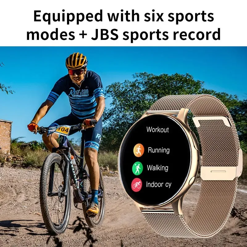 LIGE Women's Smartwatch Heart Rate Monitor NFC Door Unlock Bluetooth Call Music Play Voice Assistant Smartwatch For Android IOS image 2