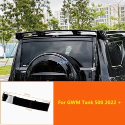 Car Styling Roof Spoiler Cover Fit For Great Wall GWM Tank 700 2024 + Sport Fixed Wind Tail Wing Accessories Exterior Sticker