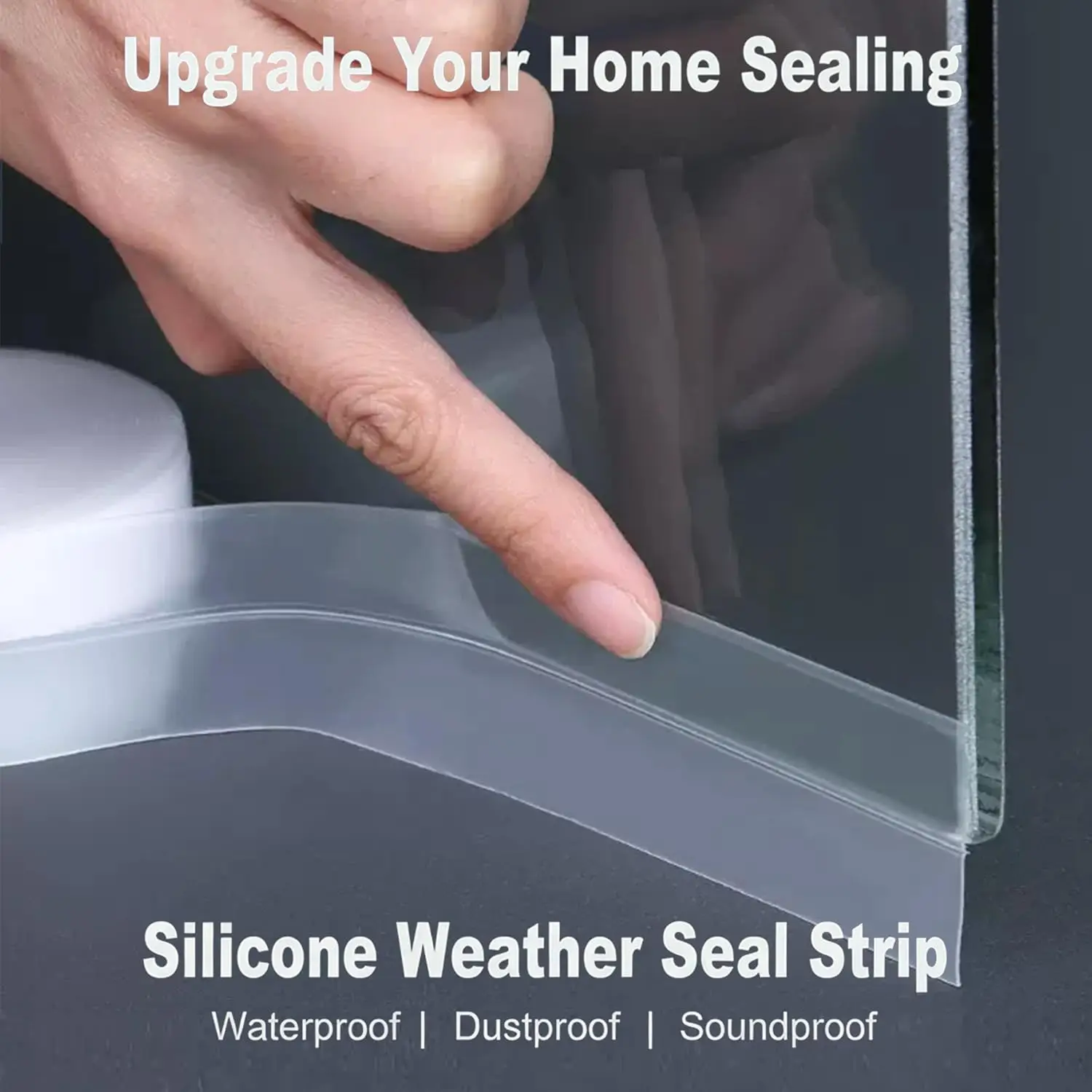 ختم باب تجريد الطقس من السيليكون، شريط عازل للأبواب، شريط عازل للباب تحت النافذة وسفلي الباب #2