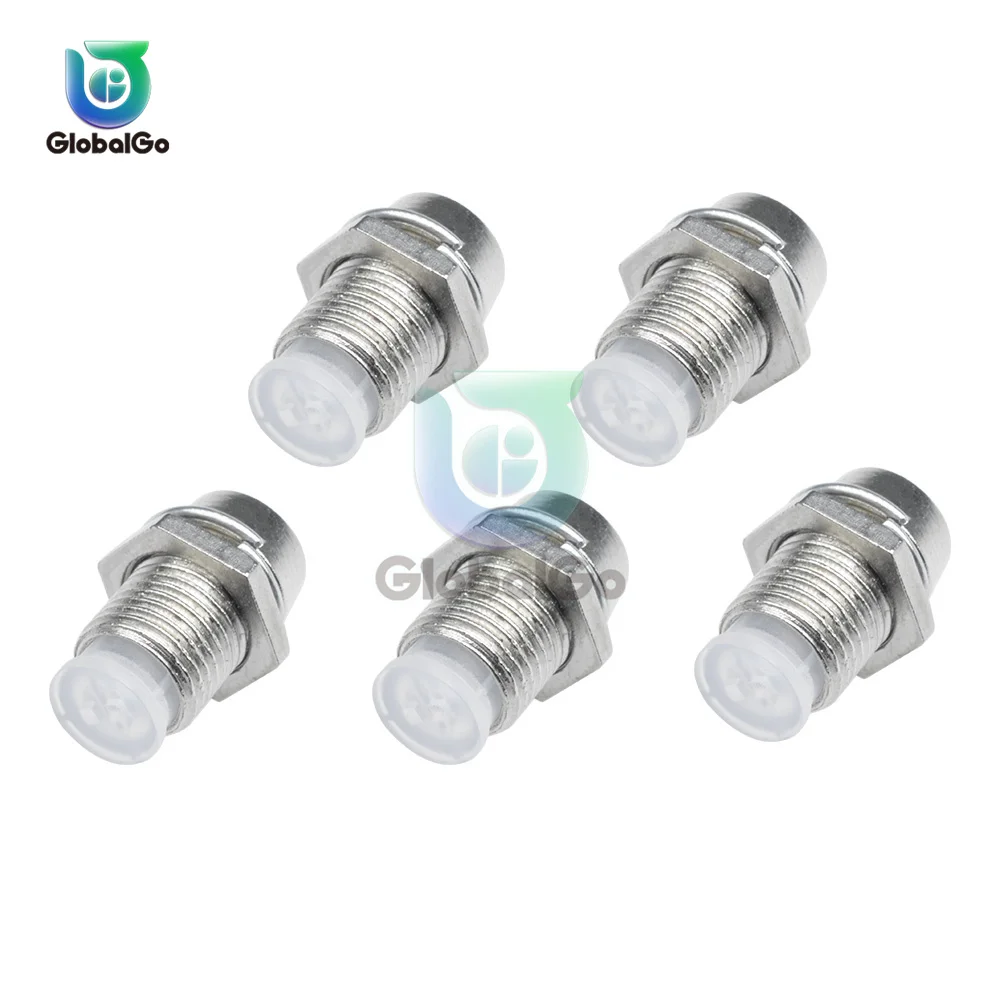 10Pcs 3mm 5mm LED Metal Lamp Holder Socket Adapter lampholders LED Holder Mount Panel Display Base Rubber