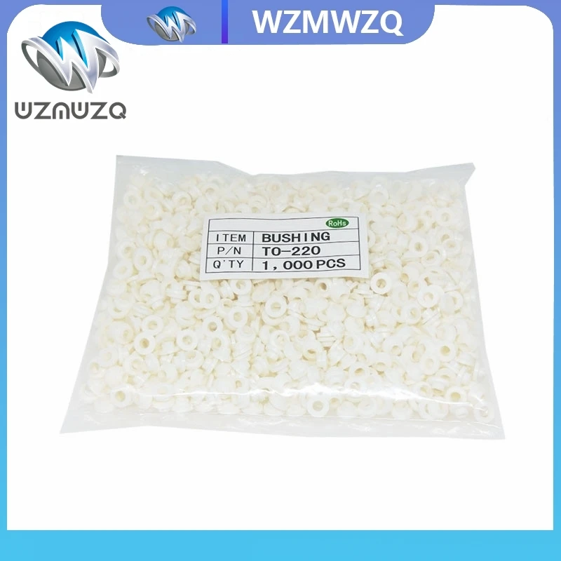 100pcs Insulating Tablets Insulation Bushing Transistor Pads Circle TO-220 Insulated Cap Insulation Particle Ring For M3 Screws