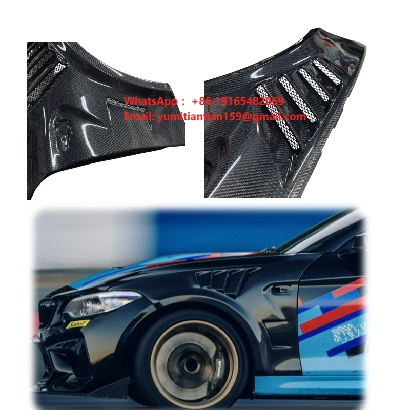 High Performance Carbon Fiber Widebody Fender for for BMW M2 M2C F87