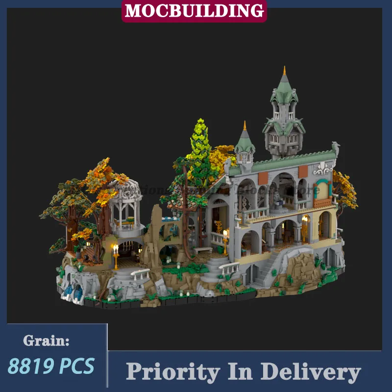 Rivendell - Moc Bundle Model Block Set Collection MOC-243472 MOC-234524 MOC-216710 Collection Toys and Gifts