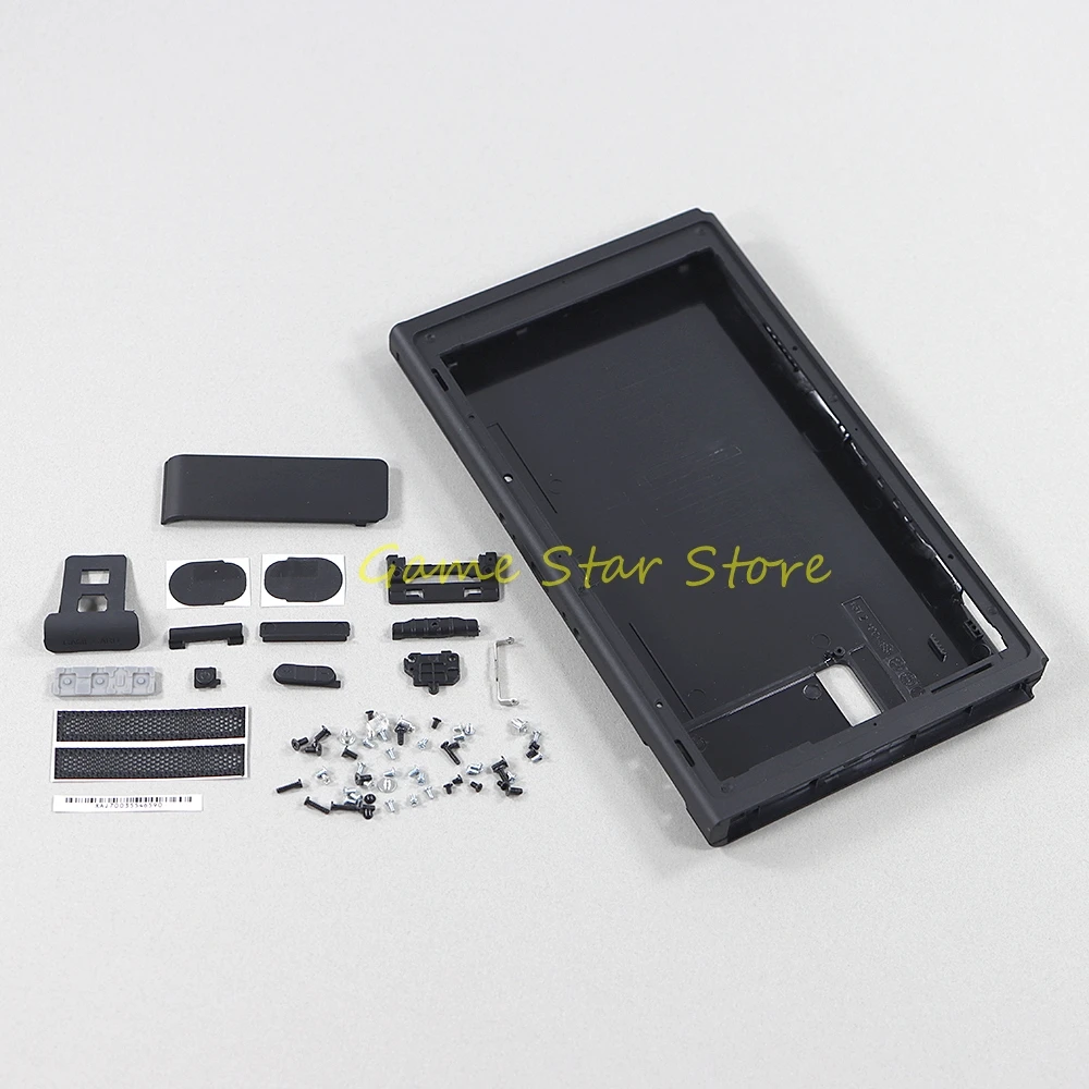 8 مجموعات كاملة مجموعة الإسكان شل غطاء الجبهة الخلفية مع أزرار لملحقات ألعاب وحدة التحكم التبديل NS #2