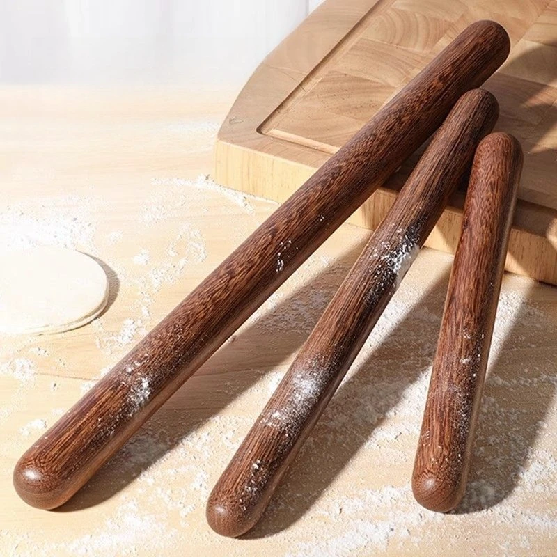 Wooden Rolling Pin Multi Size Dough Press Stick Coating Free Healthy Baking Tool for Dumpling Bread Pastry Making Kitchen Tools