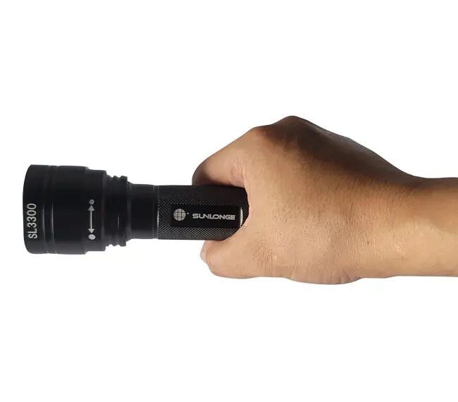 Sunlonge SL3300 UV Blacklight Industrial Ultraviolet Flashlight 3W UV LED Mini Torch Light