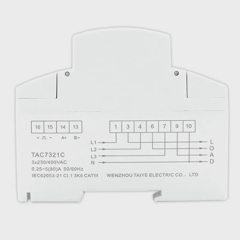 80A WIFI multiplo trifase multifunzione contatore di energia relè telecomando angolo di fase RS485 Modbus