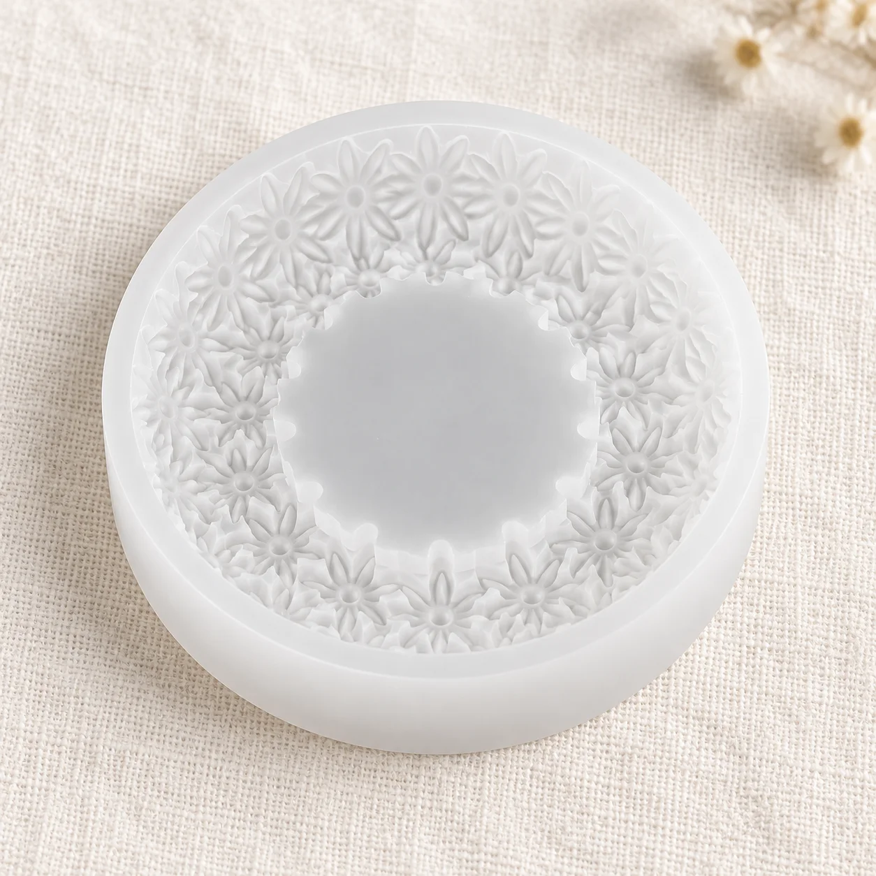 Round Ashtray Mold Round Flora - Resin Craft Workshop review and price