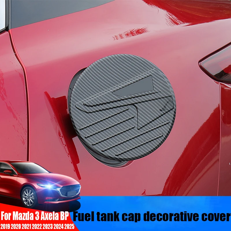 

Для Mazda 3 Axela BP 2019 2020 2021 2022 2023 2024 2025 ABS крышка топливного бака декоративная крышка автомобиля наружные украшения продукты