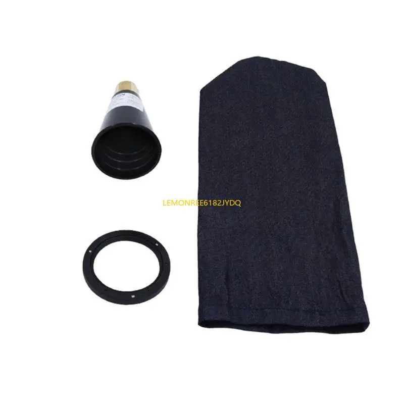 

M7DF Dry Ice Maker Attachment for Home and Industrial Applications Plastic Cone and Collection Bag CO2 Cylinder Adapter