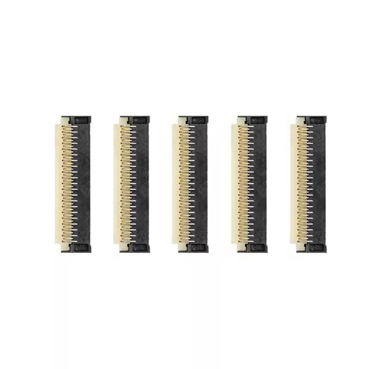 A73T 5pcs 43pin LCD FPC Connector Female Socket Motherboard Display Screen Flex Cable Clip Ribbon Connector for Switch OLED