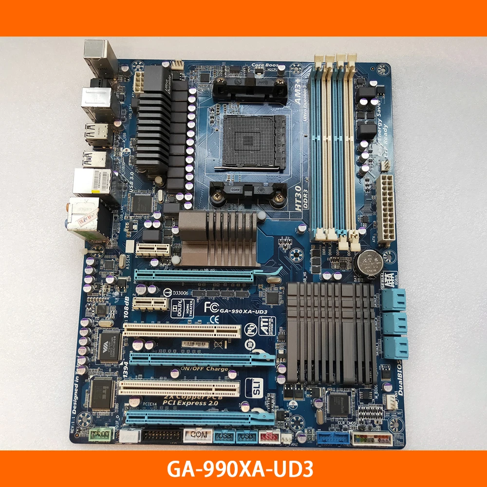 

Материнская плата для Gigabyte GA-990XA-UD3 990XA-UD3 990FX Socket AM3 AM3 + DDR3 ATX, высокое качество, быстрая доставка