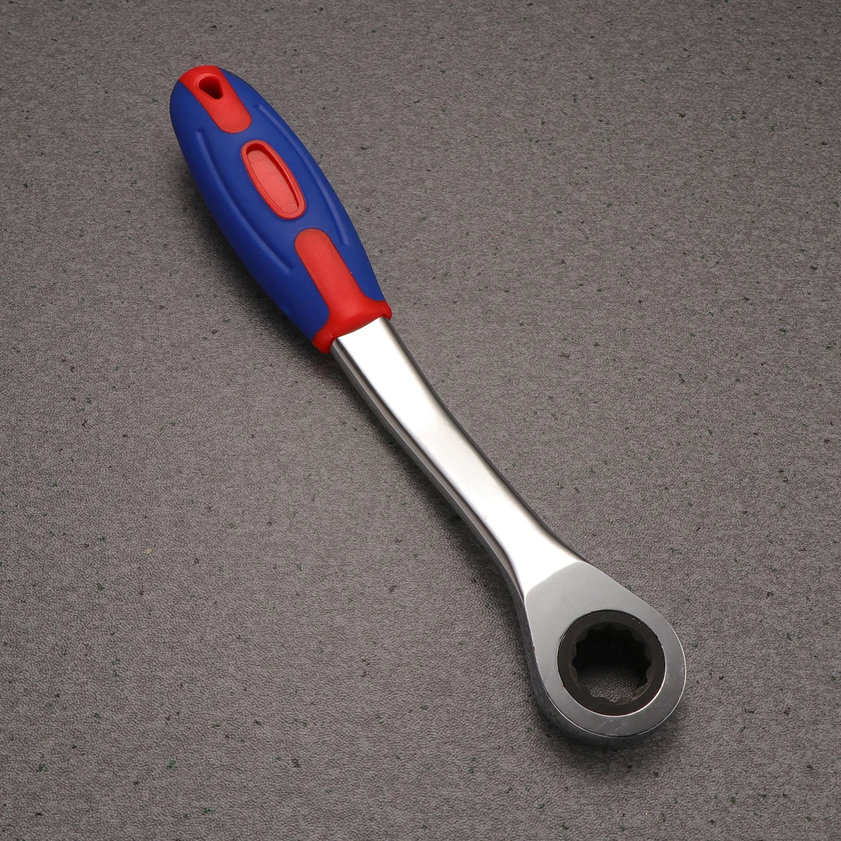 

13Mm Two-Way Ratchet Wrench Premium Steel Quick-Release Round Head Tight Spaces Easy To Use Car Emergency Repair Tool Spanner