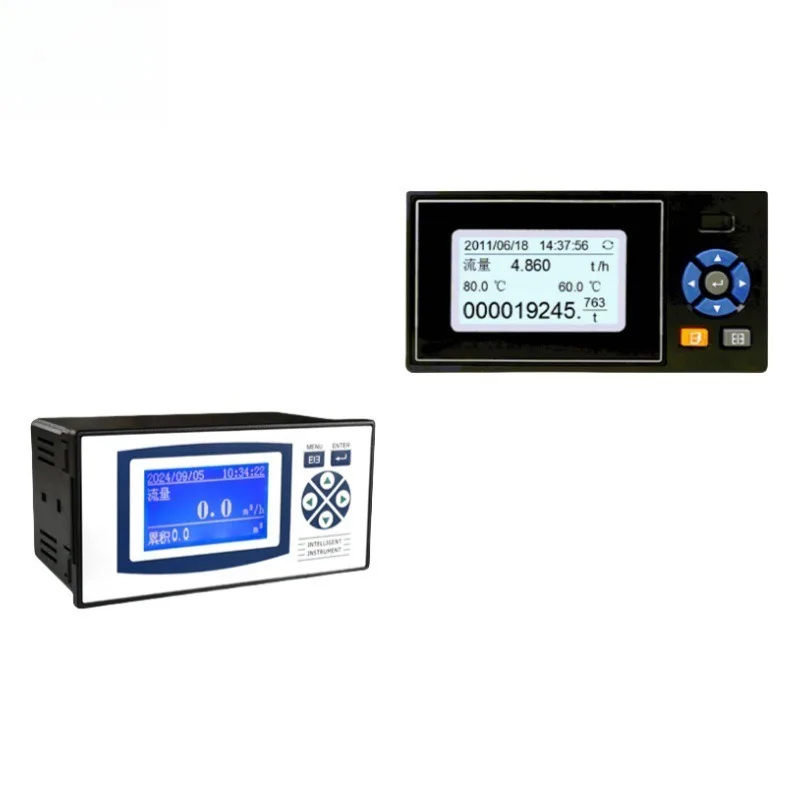 Industrial Intelligent Flow Totalizer Meter Heat Cold Energy Calculator 4-20mA Input Flow Accumulation Quantitative Control