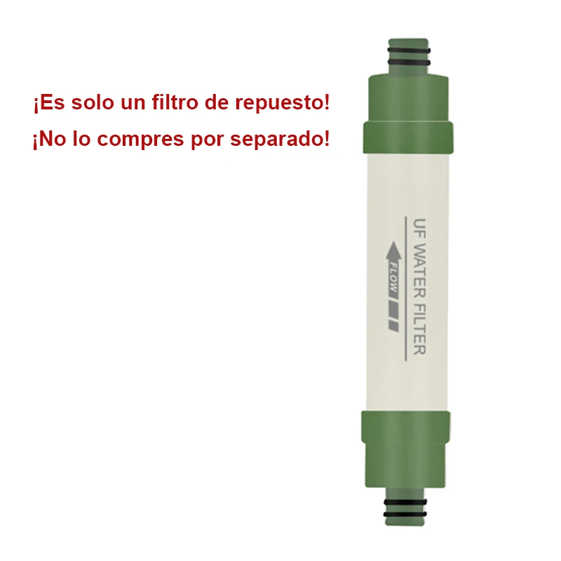 

Filterwell JY-SYUF-01 Сменный портативный ручной насос, фильтр для воды, снаряжение для выживания на открытом воздухе, очиститель для путешествий, можно использовать отдельно