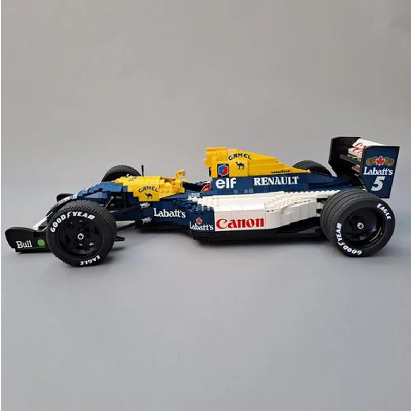 MOC-1236F1 Formula Car FW14B - Scale 1:8 Building Block Model 1848 Parts MOC Creative Kids Boy Birthday Building Blocks Toy Gift