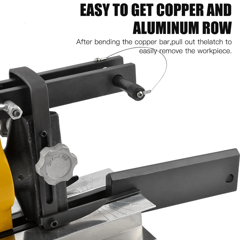 CHKJ-2025NEWПортативный строительный гидравлический гибочный станок для шин, медный, алюминиевый, железный инструмент, разделенный инструмент с ручным насосом