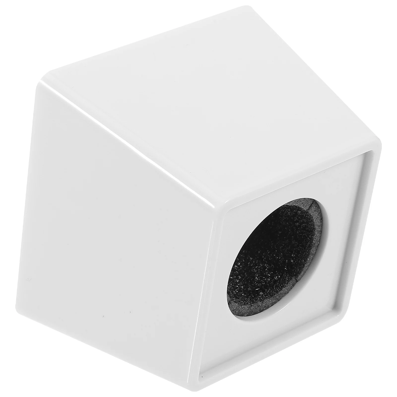 

Microphone Flag Station Cover Protective Foam Cube Set Stable Customizable Logo Holder for Interview Meetings KTV