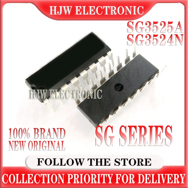 

10pcs Sg3525 Sg3525a Dip Sg3524n Sg3524 Dip-16 Regulators Switching Controllers