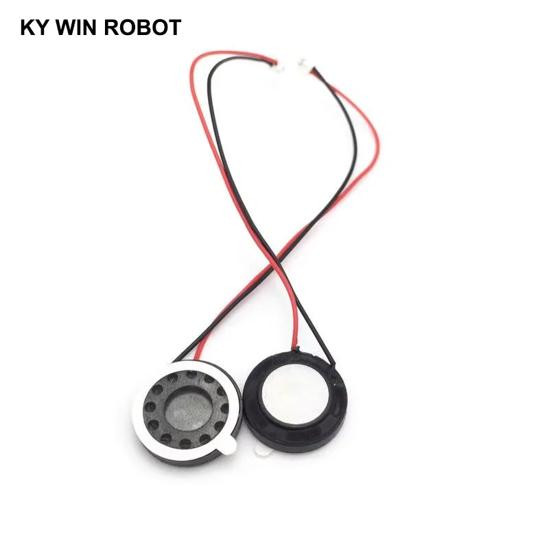 

2pcs New Electronic dog GPS navigation speaker plate 8R 1W 8ohm 1W Diameter 18MM 1.8CM with 1.25mm terminal wire length 10CM