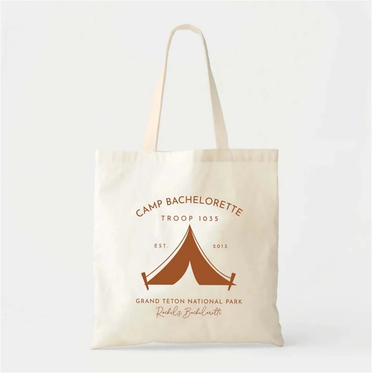 Camp Bachelorette - Mountain Bachelorette Tote - Camping Bachelorette Party - Last Trail Before the Veil - Troop Bachelorette -