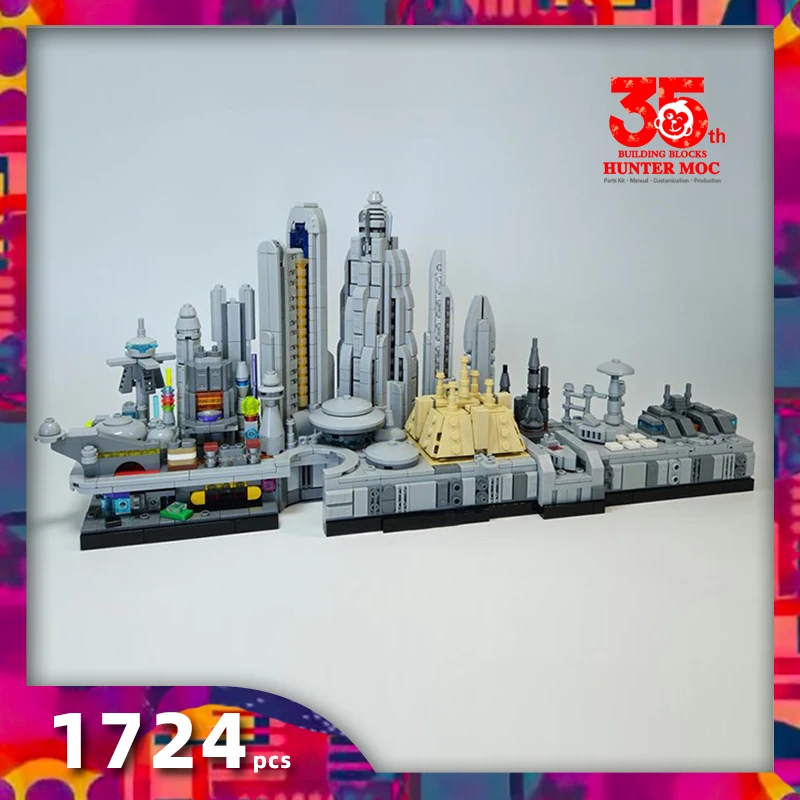 

star movie moc brick blocks key location Galaxy Capital Architecture Skyline Republic bricks building star movie scene