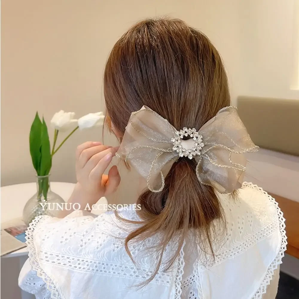 Diamond Bow Hair Accessories for Women Hairpin Crystal Clip for Girls Hairpin Hair Ornament Women Butterfly Hair Clips for Women