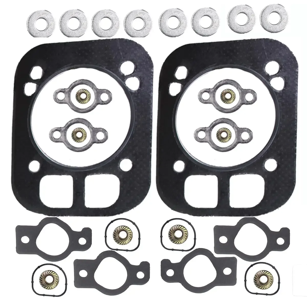 New 2 Sets Head Gasket Kit for Kohler CH25 CH730 CH740 CV25 25HP 24 841 04-S