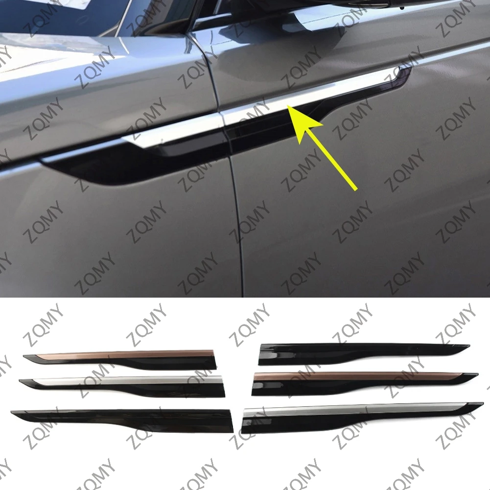 Guardabarros delantero lateral de coche, moldura de ventilación para Land Rover Range Rover Velar 2018, 2019, 2020, 2021, 1 unidad