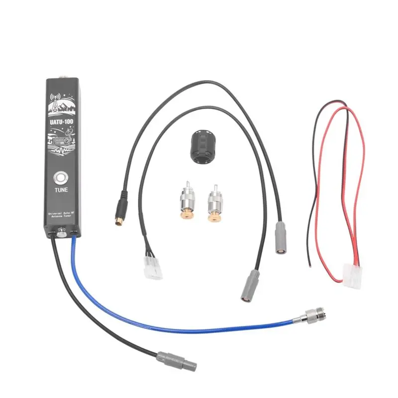 Sintonizador de Antena Universal para Auto AS95-UATU-100, Sintonizador de Antena UATU-100 de 1.8 Mhz a 54 Mhz
