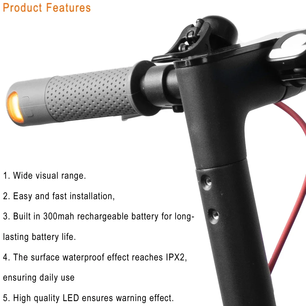 Für Xiaomi M365 1S Pro 2 Mi3 Mi4 Lenkergriffe oder Rücklicht Blinker für Ninebot Max G30 G2 für Hiboy – Detail 14