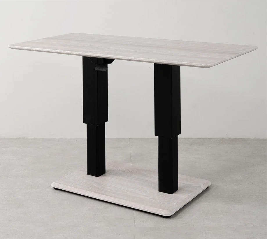 Modern 120x60cm MDF Desktop Gas Spring Pneumatic Height Adjustable Living Room Furniture Dining Table Coffee Table