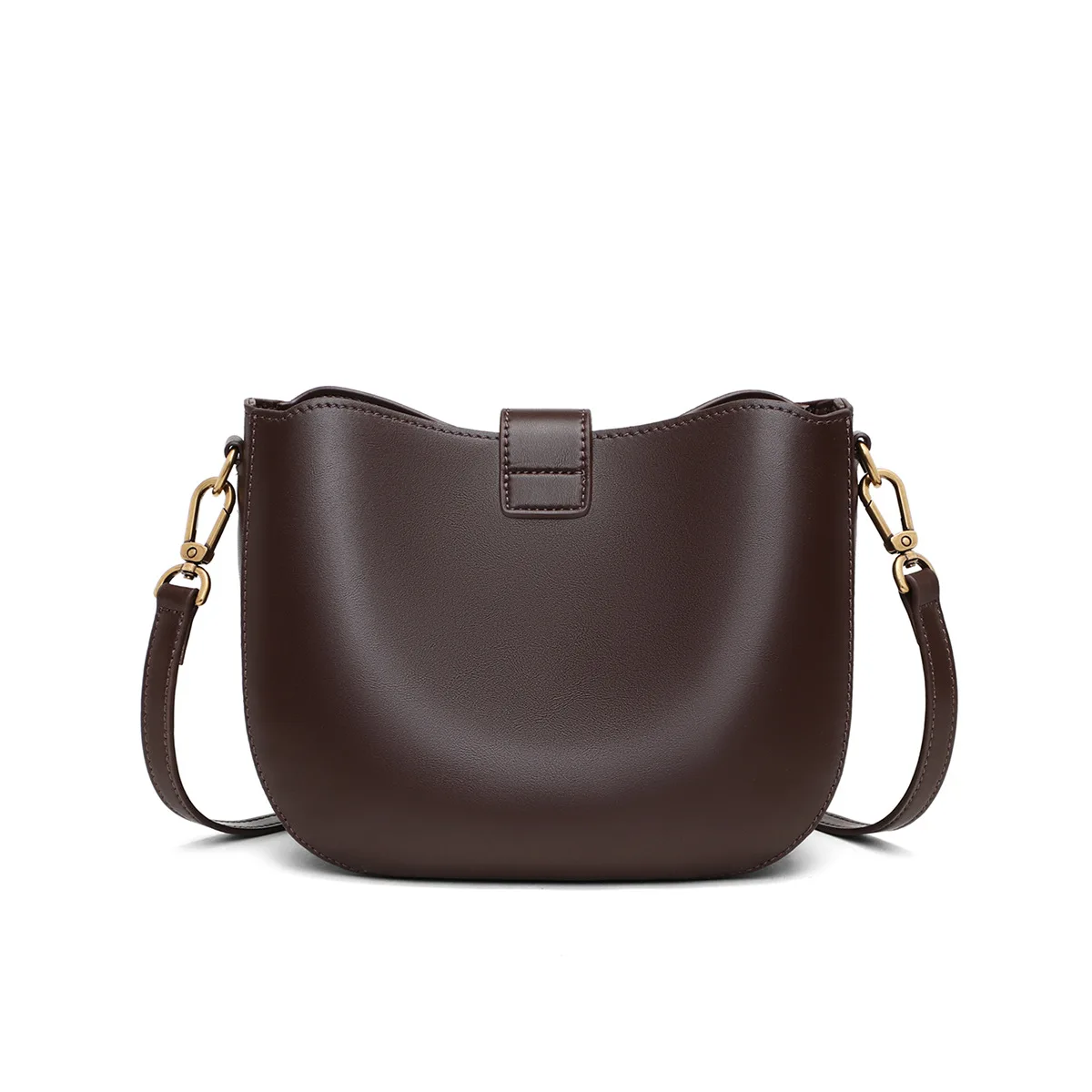 Women's Genuine Top Layer Cowhide Tote Bag with Oval Medallion Adjustable Strap Zipper Closure Casual Daily Crossbody Shoulder H