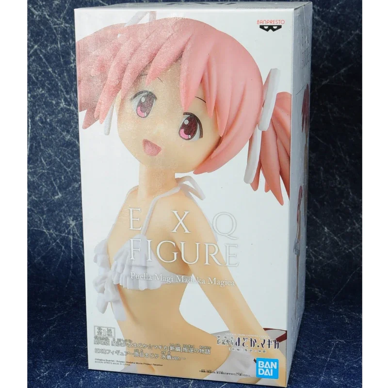 Auf Lager Original BANPRESTO EXQ Bandai Kaname Madoka Badeanzug Ver.Action Figur Animation Spielzeug Geschenk Modell Sammler Anime Echte