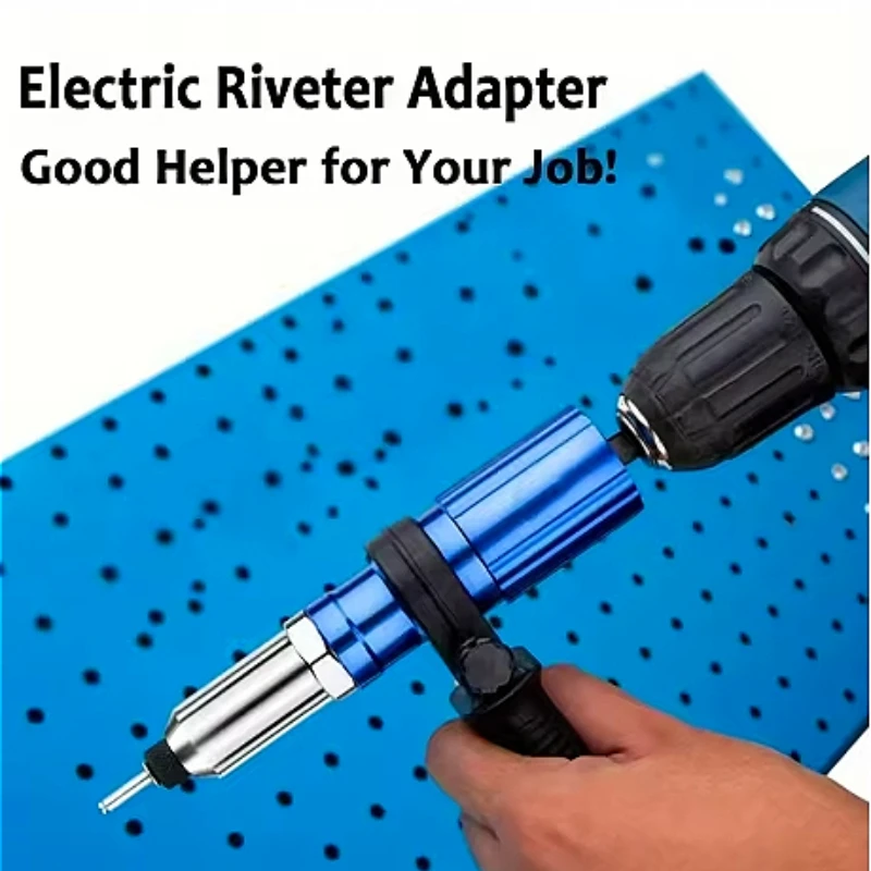 Electric Rivet Gun 2.4mm-4.8mm rivet nut gun drill adapter Cordless riveting tool Insert Nut Pull Rivet Tool
