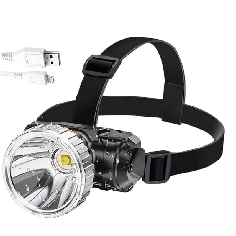 

Headlamp Rechargeable USB Rechargeable Camping Headlamps Long-Lasting Camping Gear High Brightness Outdoor Lighting For Night