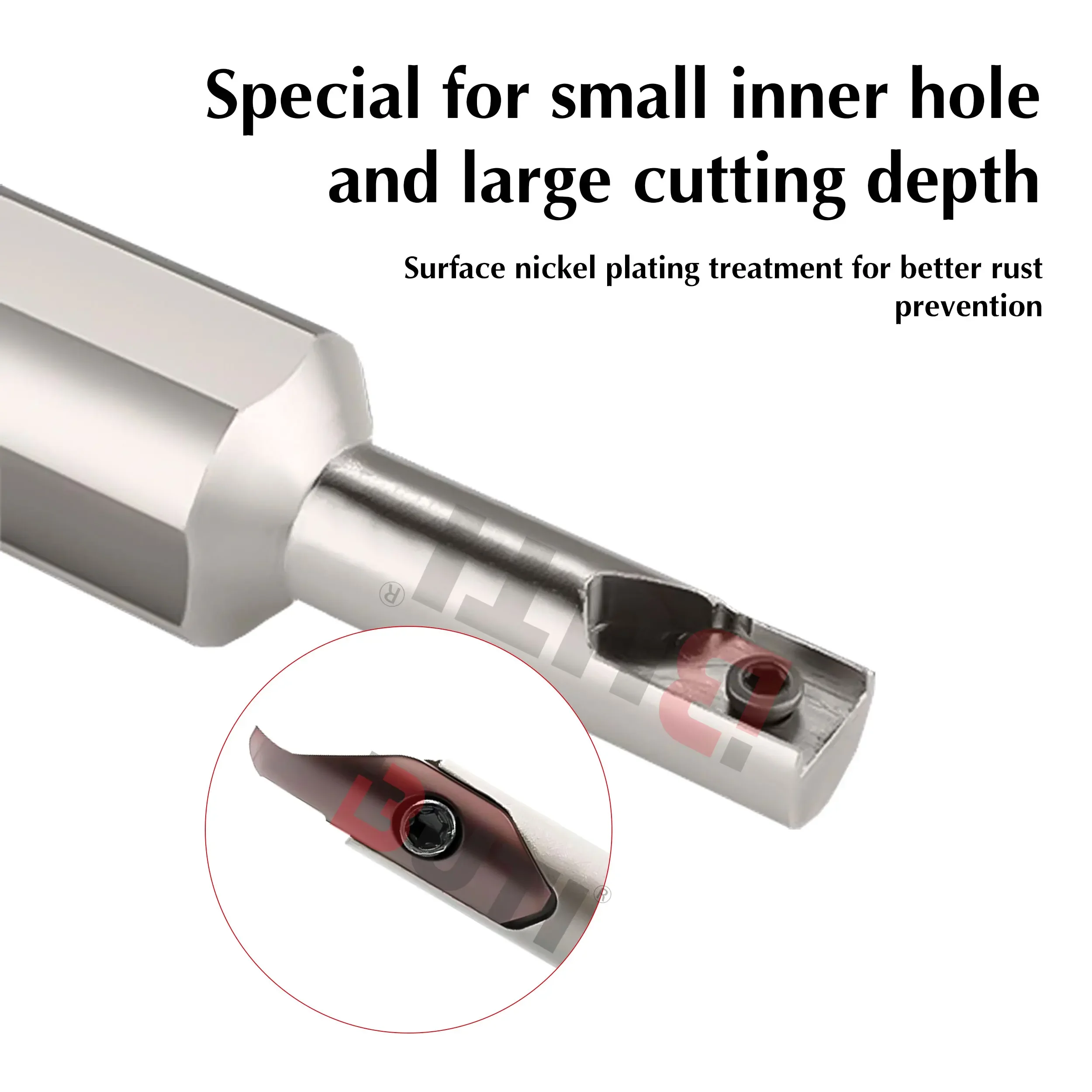 SPDR200DM10 с KSPDR Маленькое внутреннее отверстие Торцевая канавка Фреза Малый диаметр Большая глубина Концевые канавки Держатели инструментов